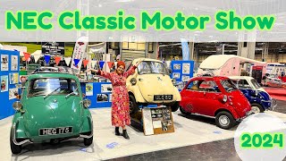 NEC Classic Motor Show 2024  rare cars classics tanks and more [upl. by Garry]