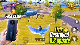 Wow😍 Destroyed whole livik in seconds 🔥 poco X3 pro pubg test in 2024 Smooth60FPS Miui 14 update [upl. by Pack]