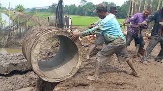 Tehnik pemasangan gorong gorong [upl. by Amikan]