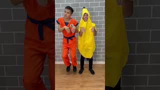 SH  Su Hào bắt chước nhảy theo quả chuối  Dance banana cover shorts [upl. by Ahsinid]