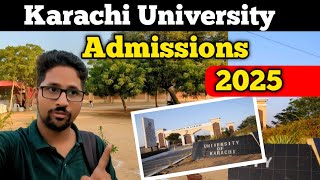 2025 Karachi University admissions full Details  admissions 2025 Karachi University Information [upl. by Paquito]