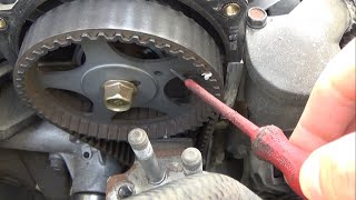 How to replace the Timing Belt on a Hyundai Accent long version [upl. by Chuck]