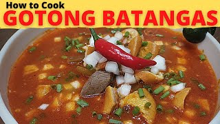 GOTONG BATANGAS  Batangas Goto l KULAWO  EASY And SIMPLE Recipe  Pang Negosyo [upl. by Eidas]