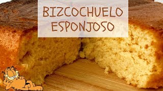 Bizcochuelo Fácil Casero y Esponjoso 🥧 ¡SOLO 3 INGREDIENTES [upl. by Anolahs]