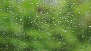 gentle rain sounds for sleeping 3 hours  Relaxing Rain on window  insomniameditationstudy [upl. by Nahbois]