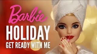 Get Ready with Holiday Barbie™  Barbie [upl. by Ahsenak]