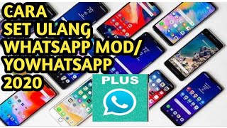 CARA SETTING ULANG WHATSAPP MOD [upl. by Anastatius]