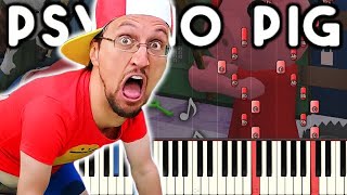 🎵 PSYCHO PIG 🎵 FGTeeV Official Music Video Piano Tutorial [upl. by Malcah]