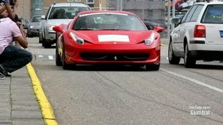 Supercars Accelerating Ferrari 458 Italia SLR 722 M3 GTS DBS Diablo VT 60 V12 [upl. by Ettegdirb]