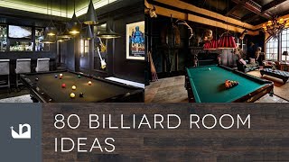 80 Billiard Room Ideas [upl. by Sirronal]