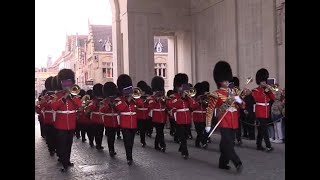 The Band of The Grenadier Guards and The Last Post at the Menin Gate [upl. by Branscum]