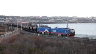 LKAB iron ore train near Kiruna [upl. by Marlen]