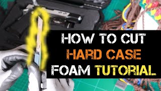 How To CUT Hard Case Foam TUTORIAL  Easiest Way [upl. by Veedis322]