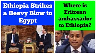 Ethiopia Strikes a Heavy Blow to Egypt  Where is Eritrean Ambassador to Ethiopia [upl. by Scharaga]