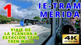 IETRAM 901 de La Plancha a Estación Teya Tren Maya parte 1 [upl. by Asirb]