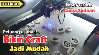 Mesin Laser Grafir Kayu  Tutorial Lengkap Laser GRBL [upl. by Rosetta]