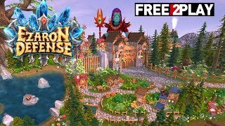 Ezaron Defense Alpha ★ Gameplay ★ PC Steam  Free to Play  game 2020 ★ Ultra HD 1080p60FPS [upl. by Borgeson]