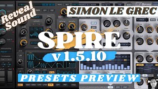 Reveal Sound  Spire 1510  Presets Preview No Talking [upl. by Marcel]