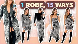 Create 15 Looks From 1 Robe  DIY with Orly Shani [upl. by Einiffit]