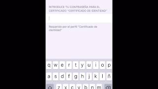 Instalar certificado digital de la FNMT en iPhone iPad o iPod touch [upl. by Cheyney380]