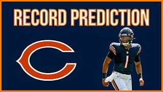 Chicago Bears Record Prediction 2022 [upl. by Rexford646]