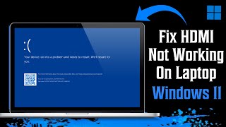 How To Fix HDMI Not Working On Laptop Windows 11  2024 [upl. by Harry]