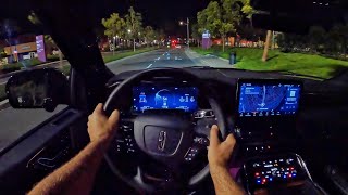 2022 Lincoln Navigator Black Label POV Night Drive 3D AudioASMR [upl. by Eenahs959]