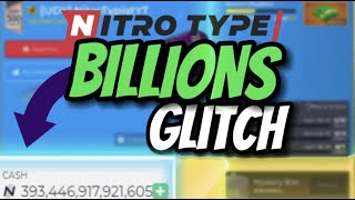 GET A BILLION NITRO TYPE CASH IN ONE RACE [upl. by Ahrendt384]