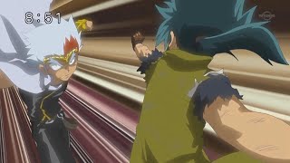 Metal Fight Beyblade │Ryuga vs Kyoya │Eng Sub [upl. by Kcirredal]