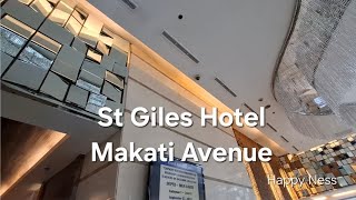 ST GILES HOTEL MAKATI Convenient and Affordable [upl. by Landri]