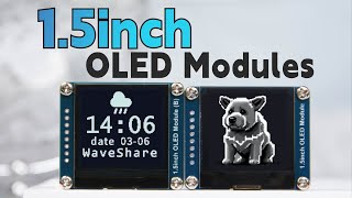 OLED Display Module 128×128 pixels 15quot BlackWhite for Raspberry PiArduinoSTM32 [upl. by Gibson815]