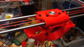 DualwireGantry DWG 3d printer first test [upl. by Holms160]