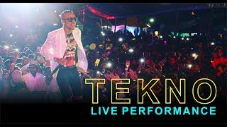 TEKNO FIRST EVER LIVE BAND PERFORMANCE  UGANDA 2017 [upl. by Nivej121]