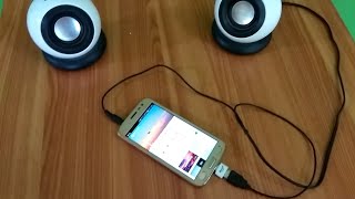 How to how to connect computer speaker on Android mobile [upl. by Izak930]