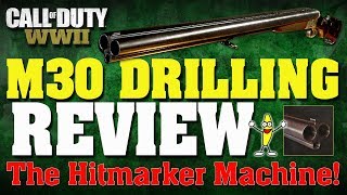 Call Of Duty WW2 M30 Luftwaffe Drilling Shotgun Review  quotRifle Bulletquot Attachment Review [upl. by Anallese]