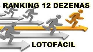 Lotofácil Ranking Combinações 12 Dezenas [upl. by Haroun]