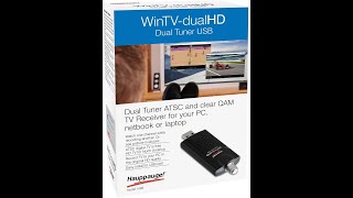 HAUPPAUGE WinTVDualHD Dual USB 20 HD TV Tuner for Windows PC [upl. by Coletta]