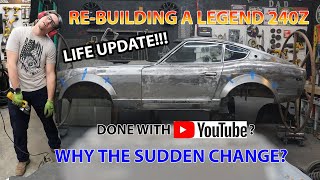 Rebuilding a Legend 240z You didnt see this coming but it WILL be for the BETTER [upl. by Aelahc310]