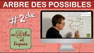 Calculer une probabilité à laide dun arbre des possibles 2  Seconde [upl. by Hunley757]