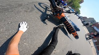 I FELL IN NEW YORK CITY ON MY 2021 YZ450F [upl. by Ramel]