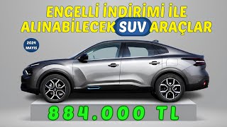 Engelli İndirimi Ötv Muafiyeti ile Alınabilecek Tüm Suv Araçlar [upl. by Ahsytal]