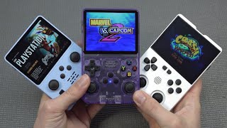 R35S vs R36S vs XU10  ULTIMATE Budget Retro Handheld Battle 🦾 [upl. by Grory]