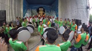 Bappa2016 visarjan Panchsheel Heights Ganesh Utsav Mandal Sai darbar [upl. by Akihsar]