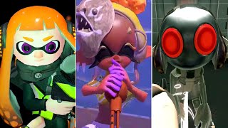 Evolution of Inkling Bosses in Splatoon Games 20172024 [upl. by Kenley570]