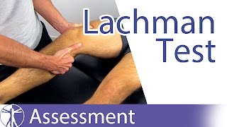 Lachman Test  Cruciate Ligament [upl. by Pigeon]