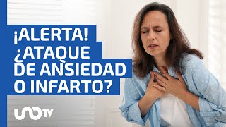 ¡Atención ¿Ataque de ansiedad o infarto Claves para identificarlos y actuar a tiempo [upl. by Ennyrb]