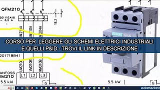 Corso per imparare a leggere gli schemi elettrici industriali [upl. by Yerd204]