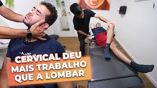 SESSÃO DE QUIROPRAXIA EM CROSSFITEIRO COM DOR LOMBAR E PERNA CURTA [upl. by Auhsaj]