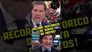 RECORD HISTÓRICO VENTA DE MOTOS argentina milei casta parati motos economia [upl. by Estas856]