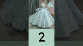 Sky Ball Gown Quinceanera Dresses Party Ruffles High Neck  shorts [upl. by Yhtnomit]